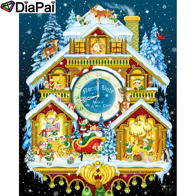 DIAPAI 100% Full Square/Round Drill 5D DIY Diamond Painting "House snow scene" Diamond Embroidery Cross Stitch 3D Decor A19499
DIAPAI 100% Full Square/Round Drill 5D DIY Diamond Painting "House snow scene" Diamond Embroidery Cross Stitch 3D Decor A19499