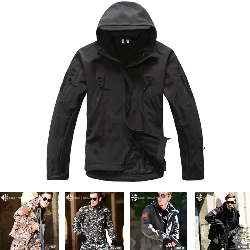 Куртка Lurker Shark мягкая водонепроницаемая ветрозащитная для охоты|coats coats|coat
