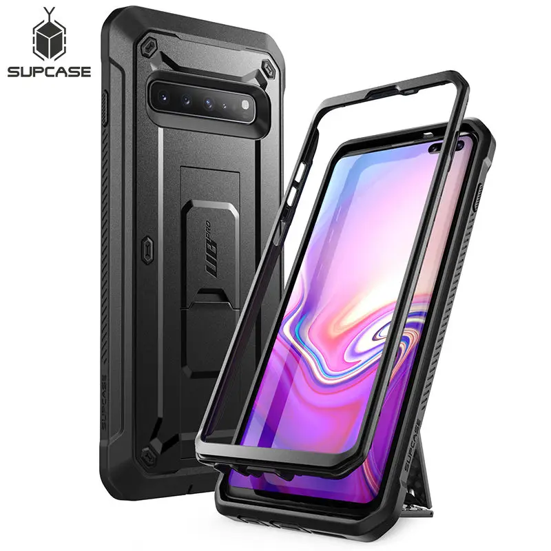 

For Samsung Galaxy S10 5G Case (2019) SUPCASE UB Pro Full-Body Rugged Holster Kickstand Cover WITHOUT Built-in Screen Protector