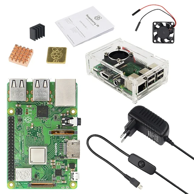 2022.Raspberry Pi 3 Model B Plus Kit WiFi и Bluetooth плата + адаптер питания 3A + акриловый чехол + кулер + кабель для малины
2022.Raspberry Pi 3 Model B Plus Kit WiFi и Bluetooth плата + адаптер питания 3A + акриловый чехол + кулер + кабель для малины