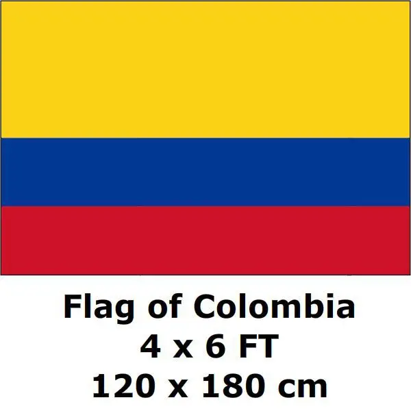 Colombia Colombian Flag 120 x 180 cm 100D Polyester Large Big Civil Flags And Banners
Colombia Colombian Flag 120 x 180 cm 100D Polyester Large Big Civil Flags And Banners