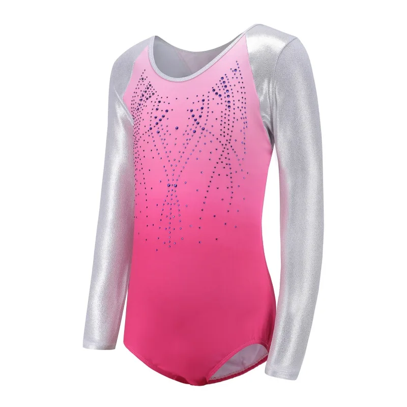 5-12Y Children's ballet gymnastics suit dance clothes Long sleeve diamond pattern body suit new 2019
5-12Y Children's ballet gymnastics suit dance clothes Long sleeve diamond pattern body suit new 2019