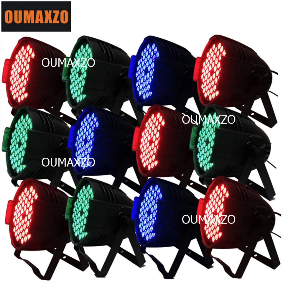 12pcs/lot Professional 54*3w RGB 3in1 LED stage par lights RGBW PAR LED Lamp DMX512 Stage Lighting Effect for DJ Disco Party KTV
12pcs/lot Professional 54*3w RGB 3in1 LED stage par lights RGBW PAR LED Lamp DMX512 Stage Lighting Effect for DJ Disco Party KTV