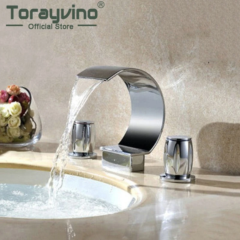 Torayvino Bathroom Tap 3 Pcs Set Flush Cold & Hot Water Mixer Taps Bathroom Faucet Bathroom Basin Faucet Deck Mounted Washbasin
Torayvino Bathroom Tap 3 Pcs Set Flush Cold & Hot Water Mixer Taps Bathroom Faucet Bathroom Basin Faucet Deck Mounted Washbasin