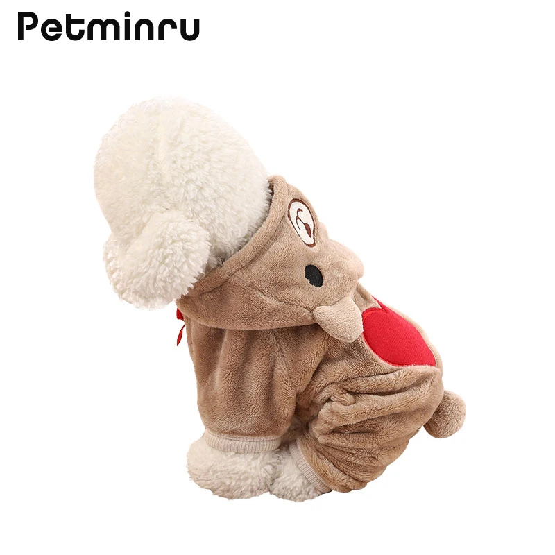 Petminru Winter Cute Bear Hoodie Pet Dog Clothes Puppy Love Heart Crossdressers Fleece Coat Warm Costumes
Petminru Winter Cute Bear Hoodie Pet Dog Clothes Puppy Love Heart Crossdressers Fleece Coat Warm Costumes