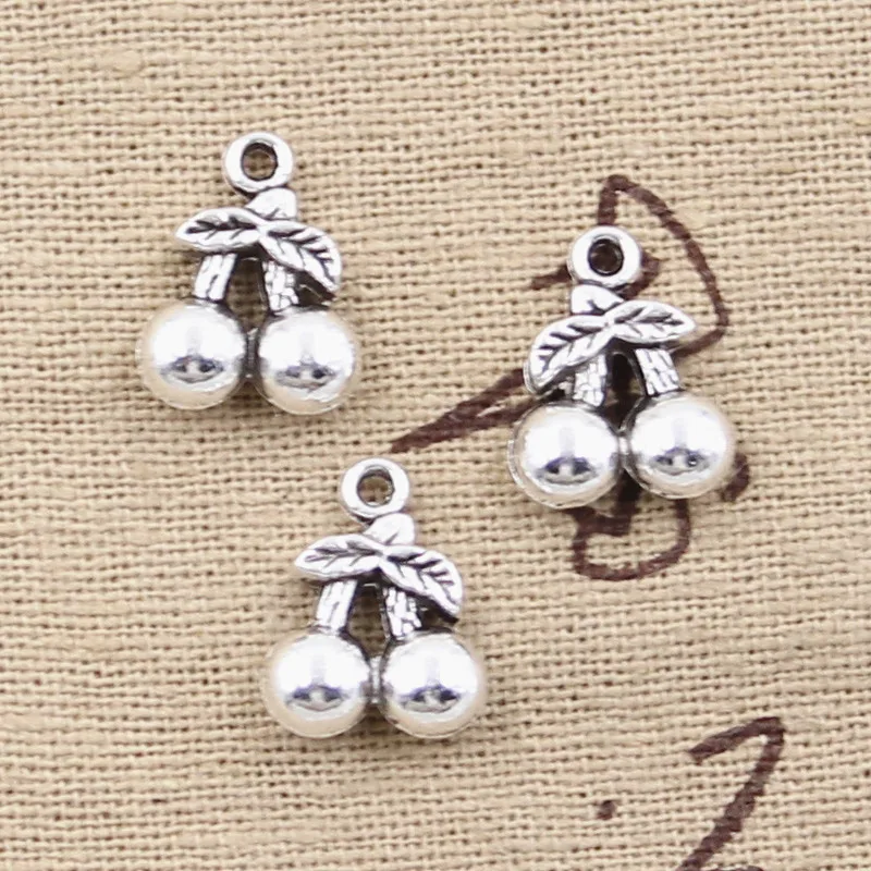 12pcs Charms Cherry 14x11mm Antique Tibetan Bronze Silver Color Pendant Findings Accessories DIY Vintage Choker Handmade Jewelry
12pcs Charms Cherry 14x11mm Antique Tibetan Bronze Silver Color Pendant Findings Accessories DIY Vintage Choker Handmade Jewelry