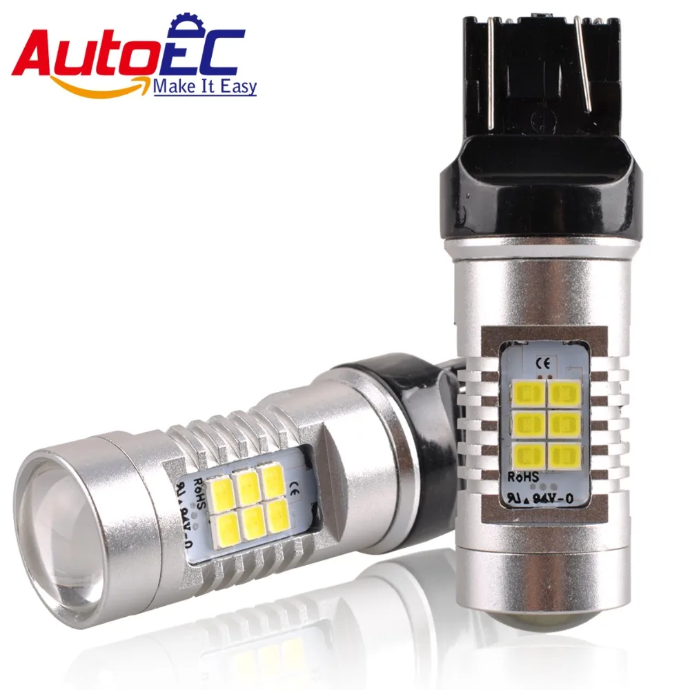 AutoEC 2pcs 7443 Brake Lights 2835 24 SMD T20 Super Bright Chips Led Bulbs For Turn Signal Car Light #QH082
AutoEC 2pcs 7443 Brake Lights 2835 24 SMD T20 Super Bright Chips Led Bulbs For Turn Signal Car Light #QH082