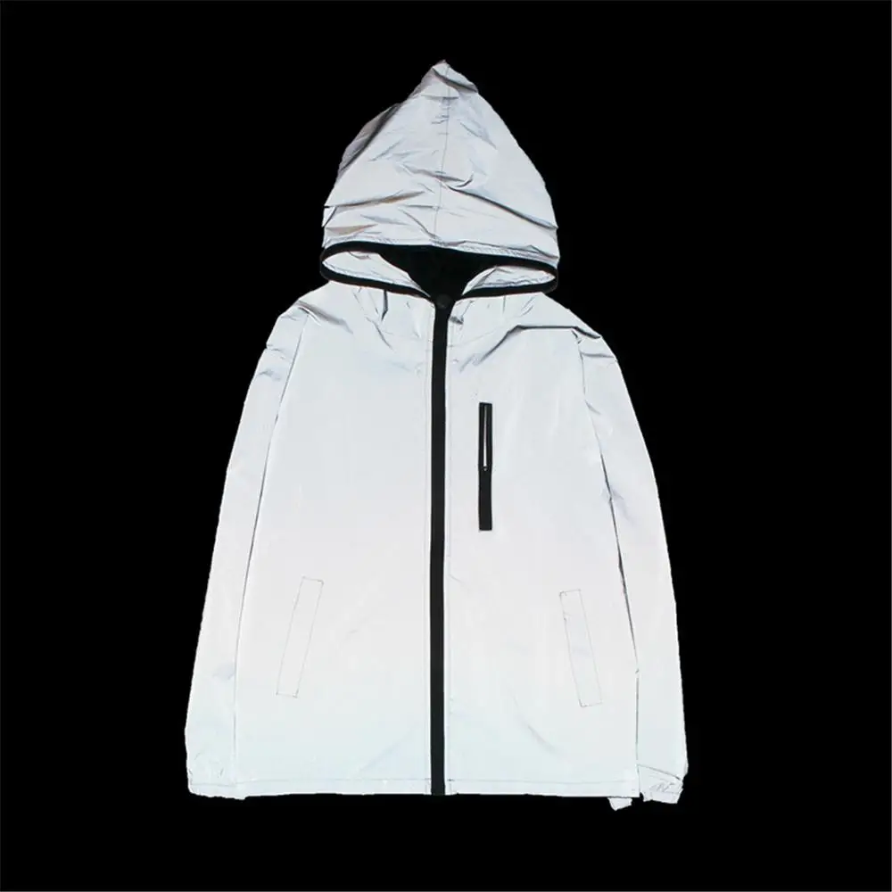 3M Full Reflective Jacket Men & Women Long Sleeve Hoodies Jackets Coat Hip Hop Waterproof Windbreaker Female Plus Size 5XL Coat
3M Full Reflective Jacket Men & Women Long Sleeve Hoodies Jackets Coat Hip Hop Waterproof Windbreaker Female Plus Size 5XL Coat
