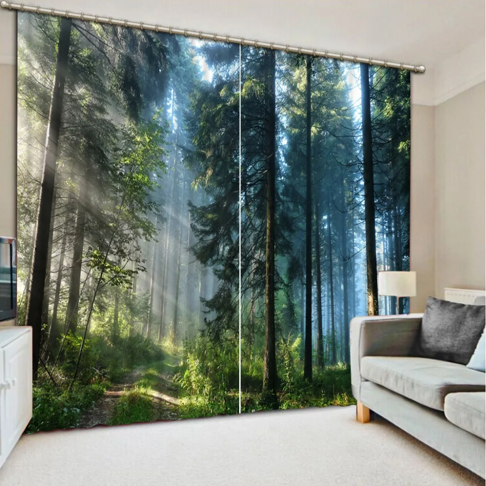 Customize 3D Curtains forest Blackout Window Curtains For Bedroom Living Room Photo Modern Curtains
Customize 3D Curtains forest Blackout Window Curtains For Bedroom Living Room Photo Modern Curtains