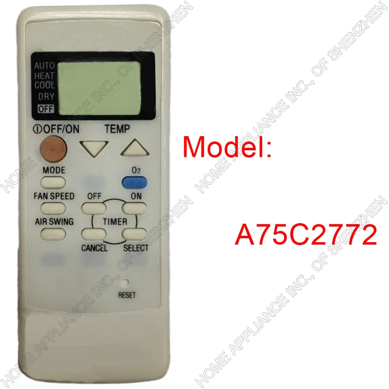 (4 pieces/lot)Replacement for Panasonic Split And Portable Air Conditioner Remote Control A75C2772 Air conditioning parts
(4 pieces/lot)Replacement for Panasonic Split And Portable Air Conditioner Remote Control A75C2772 Air conditioning parts
