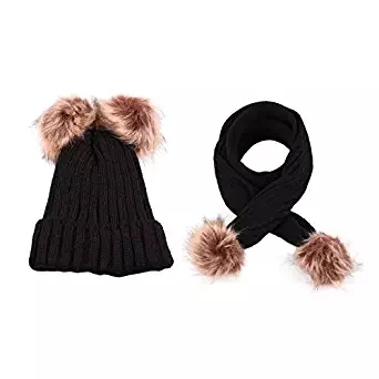 Dreamskull Kids Winter Hat and Scarf Two-Peice Set Knit Skull Beanie Hats and Scarf for Baby
Dreamskull Kids Winter Hat and Scarf Two-Peice Set Knit Skull Beanie Hats and Scarf for Baby
