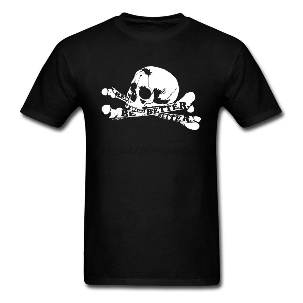 Футболка в стиле хип хоп с надписью Death Skull Be Better летние и осенние футболки для