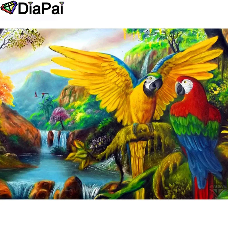 DIAPAI 100% Full Square/Round Drill 5D DIY Diamond Painting "Animal parrot" Diamond Embroidery Cross Stitch 3D Decor A21056
DIAPAI 100% Full Square/Round Drill 5D DIY Diamond Painting "Animal parrot" Diamond Embroidery Cross Stitch 3D Decor A21056