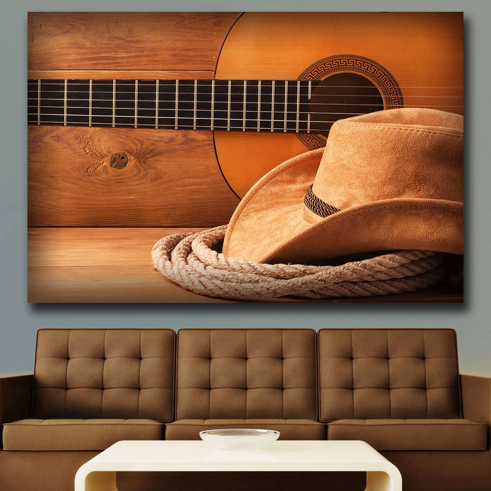 Wxkoil Wall Art Guitar-Hat-Cowboy Wall Picture For Living Room Home Decor Oil Painting On Canvas Wall Painting No Frame
Wxkoil Wall Art Guitar-Hat-Cowboy Wall Picture For Living Room Home Decor Oil Painting On Canvas Wall Painting No Frame