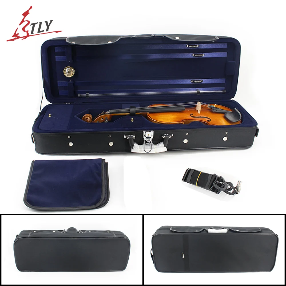 High Quality Black Oxford Fabric Foamed Rectangle Violin Case Extra Storage Bag with Hygrometer Belt for 4 Violin
High Quality Black Oxford Fabric Foamed Rectangle Violin Case Extra Storage Bag with Hygrometer Belt for 4 Violin