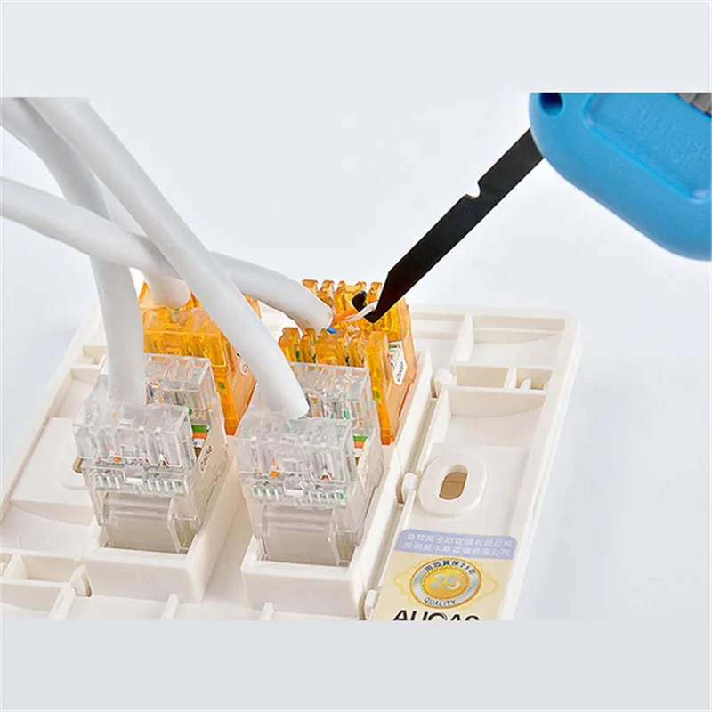 Network Cable Impact Krone Tool Module Block Insertion Punch Down Tool 110 Type Patch Panel Hookup Tool Computer Networking Tool
Network Cable Impact Krone Tool Module Block Insertion Punch Down Tool 110 Type Patch Panel Hookup Tool Computer Networking Tool