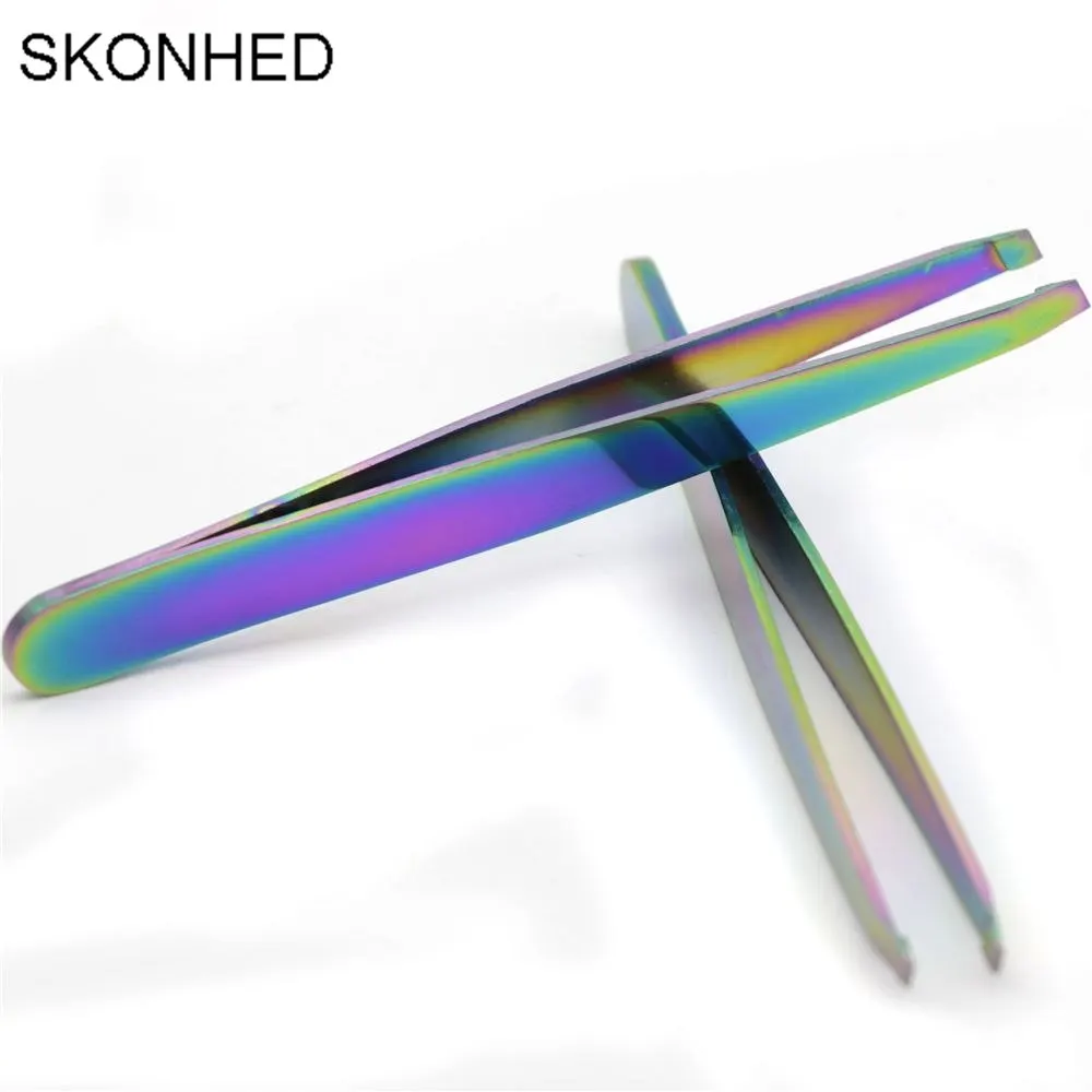 1PC Angled Slanted Eyebrow Tweezers Stainless Steel Face Hair Removal Eye Brow Trimmer Eyelash Clip Cosmetic Beauty Makeup Tool
1PC Angled Slanted Eyebrow Tweezers Stainless Steel Face Hair Removal Eye Brow Trimmer Eyelash Clip Cosmetic Beauty Makeup Tool