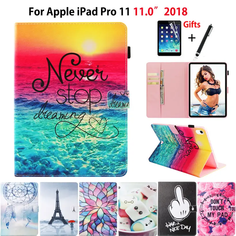 Модный чехол с рисунком для iPad Pro 11 дюймов (2018), умный чехол, чехол для нового iPad Pro 11 дюймов 2018, чехол-подставка, Кожаный Чехол + пленка + ручка
Модный чехол с рисунком для iPad Pro 11 дюймов (2018), умный чехол, чехол для нового iPad Pro 11 дюймов 2018, чехол-подставка, Кожаный Чехол + пленка + ручка