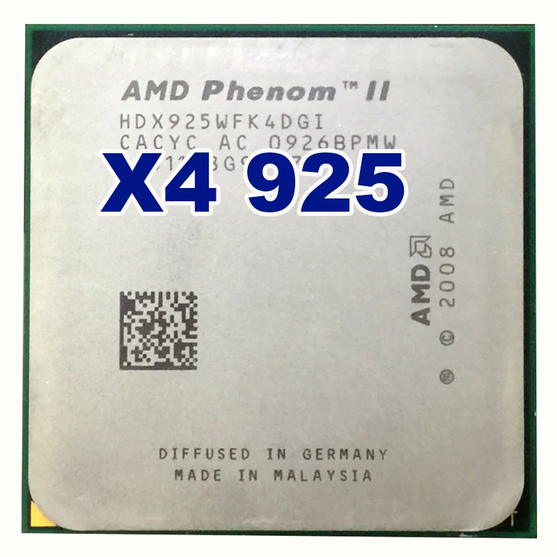 For AMD Phenom II X4 925 CPU 2.8GHz 6MB L3 Cache Socket AM3 PGA938 Desktop Quad core processor
For AMD Phenom II X4 925 CPU 2.8GHz 6MB L3 Cache Socket AM3 PGA938 Desktop Quad core processor