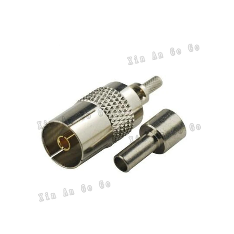 DVB-TV гнездовой обжимной RF коаксиальный разъем TV гнездовой разъем прямой обжим для RG316 RG174 LMR100 коаксиальный кабель Быстрая доставка
DVB-TV гнездовой обжимной RF коаксиальный разъем TV гнездовой разъем прямой обжим для RG316 RG174 LMR100 коаксиальный кабель Быстрая доставка