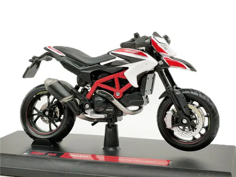 Модели литых под давлением мотоциклов и велосипедов Maisto 1:18 Ducati Hypermotard SP игрушки в