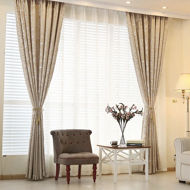FYFUYOUFY Double faced jacquard curtains for living room leaves tulle curtains for bedroom chenille massiness Shading curtains
FYFUYOUFY Double faced jacquard curtains for living room leaves tulle curtains for bedroom chenille massiness Shading curtains
