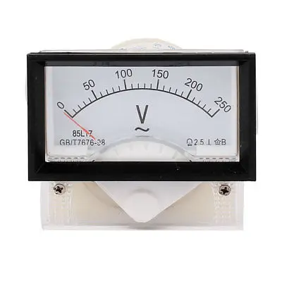 

AC 0-250V Class 2.5 Analog Panel Volt Voltage Meter Voltmeter Gauge