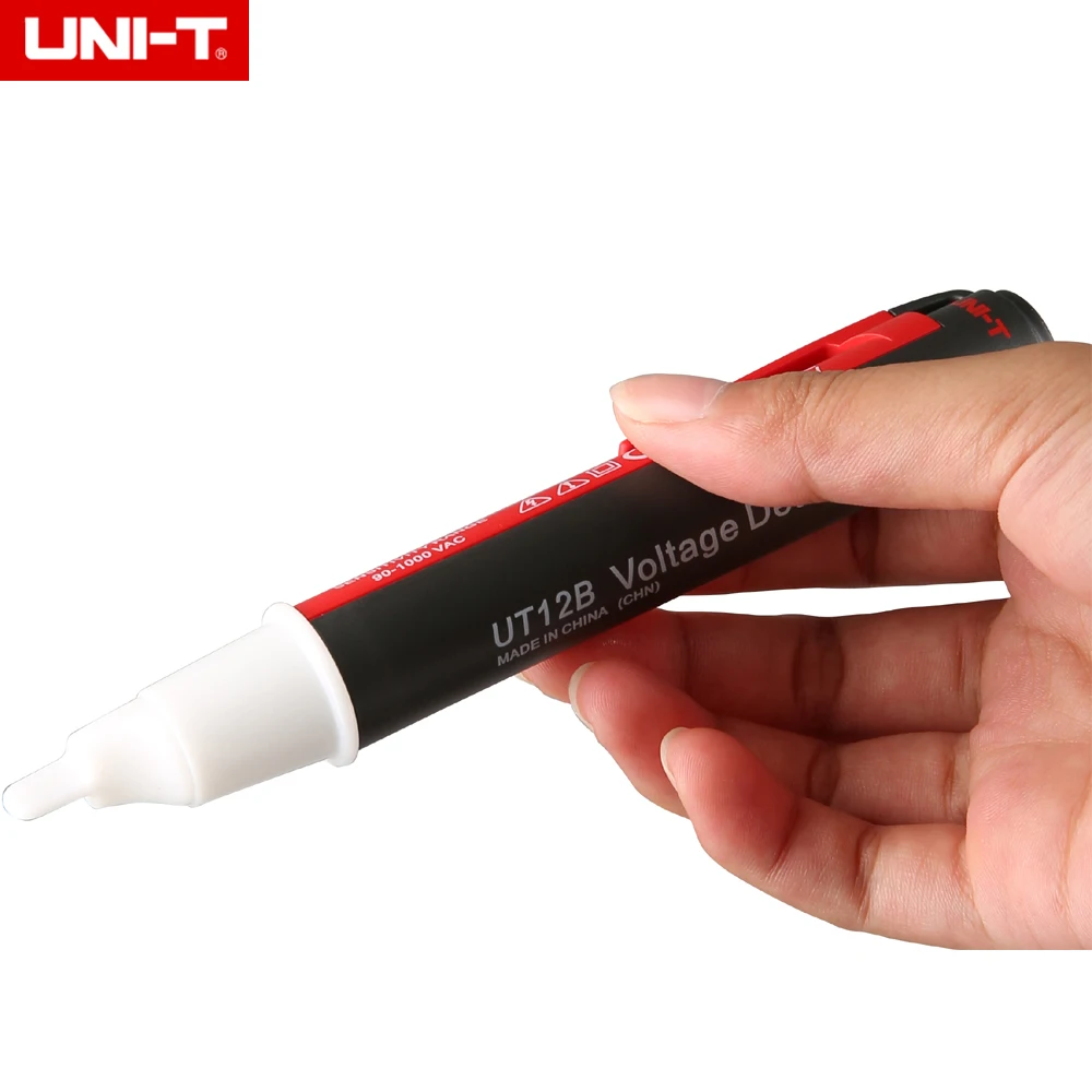 UNI-T UT12B Non-contact Induction Test Pencil Volt Detectors AC 90V-1000V Detector Red LED
UNI-T UT12B Non-contact Induction Test Pencil Volt Detectors AC 90V-1000V Detector Red LED