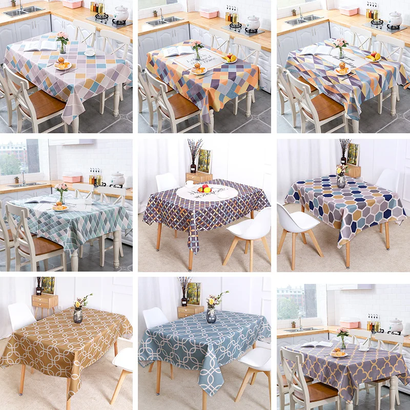 Color Geometry Printing Decorative Table Cloth Waterproof Tablecloth Rectangular Dining Table Cover Table Cloths For Kitchen
Color Geometry Printing Decorative Table Cloth Waterproof Tablecloth Rectangular Dining Table Cover Table Cloths For Kitchen