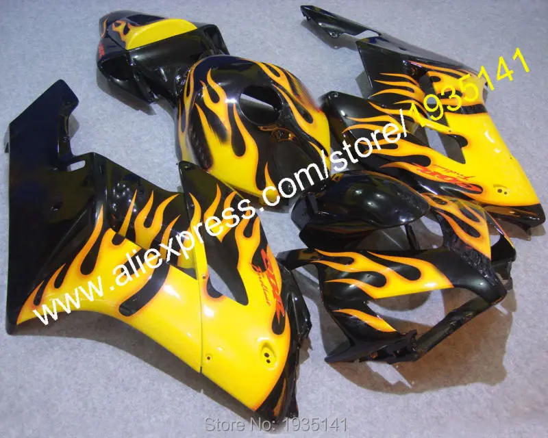 Обтекатель с желтым пламенем для Honda CBR1000 RR 2004 2005 CBR 1000RR 04 05, черный комплект обтекателей для мотоцикла (литьё под давлением)
Обтекатель с желтым пламенем для Honda CBR1000 RR 2004 2005 CBR 1000RR 04 05, черный комплект обтекателей для мотоцикла (литьё под давлением)