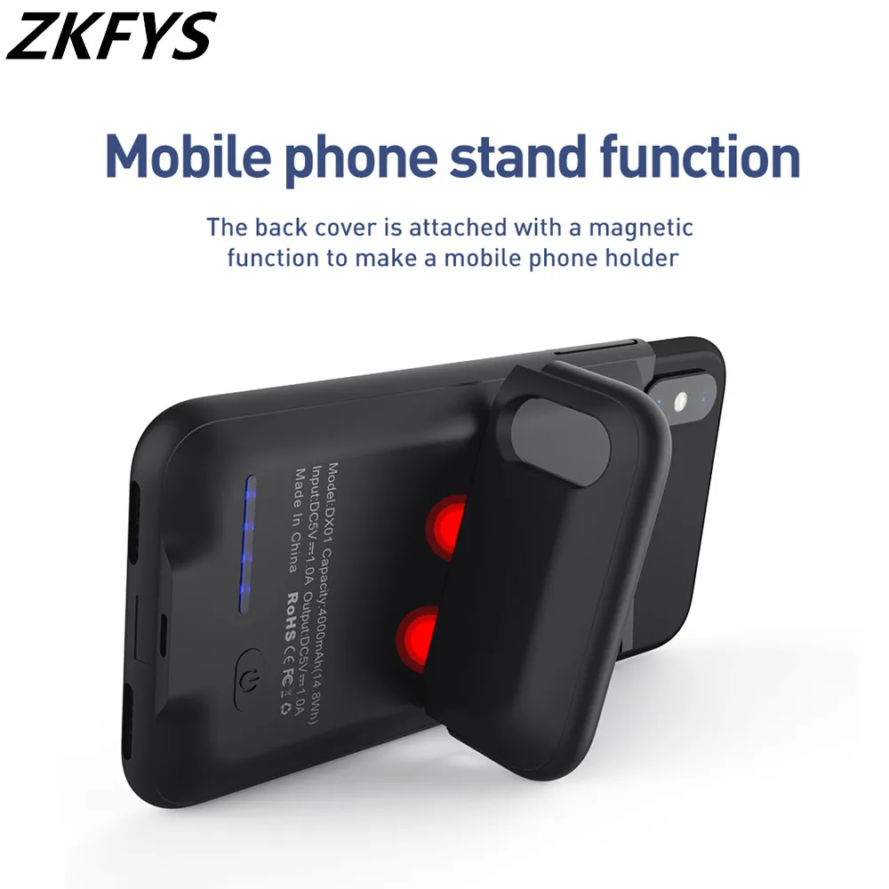 ZKFYS 5000mAh Battery Charger Cases For iPhone XS MAX Battery Power Bank Portable Charging Case For iPhone XS MAX Charging Cover
ZKFYS 5000mAh Battery Charger Cases For iPhone XS MAX Battery Power Bank Portable Charging Case For iPhone XS MAX Charging Cover