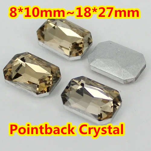 Light Coffe Rectangle Shape Crystal Fancy Stone Point Back Glass Stone For DIY Jewelry Accessory.10*14mm 13*18mm 18*25mm 20*30mm
Light Coffe Rectangle Shape Crystal Fancy Stone Point Back Glass Stone For DIY Jewelry Accessory.10*14mm 13*18mm 18*25mm 20*30mm