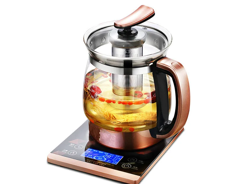 Curing pot Full-automatic thickened glass multi-function black tea boiling kettle electric
Curing pot Full-automatic thickened glass multi-function black tea boiling kettle electric