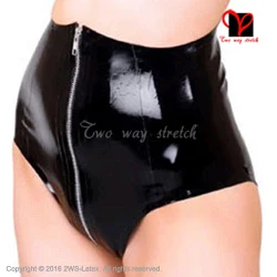 Sexy Latex Briefs high waist zipper at front Rubber Underwear shorts Underpants XXXL plus size KZ-154
Sexy Latex Briefs high waist zipper at front Rubber Underwear shorts Underpants XXXL plus size KZ-154