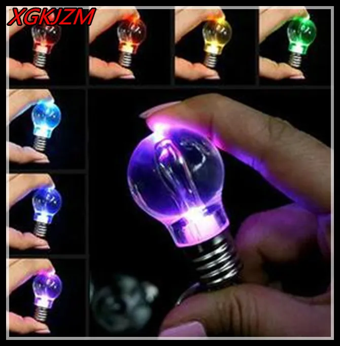 New Novelty colorful small light bulb key ring Led fashion creative night gift | Освещение