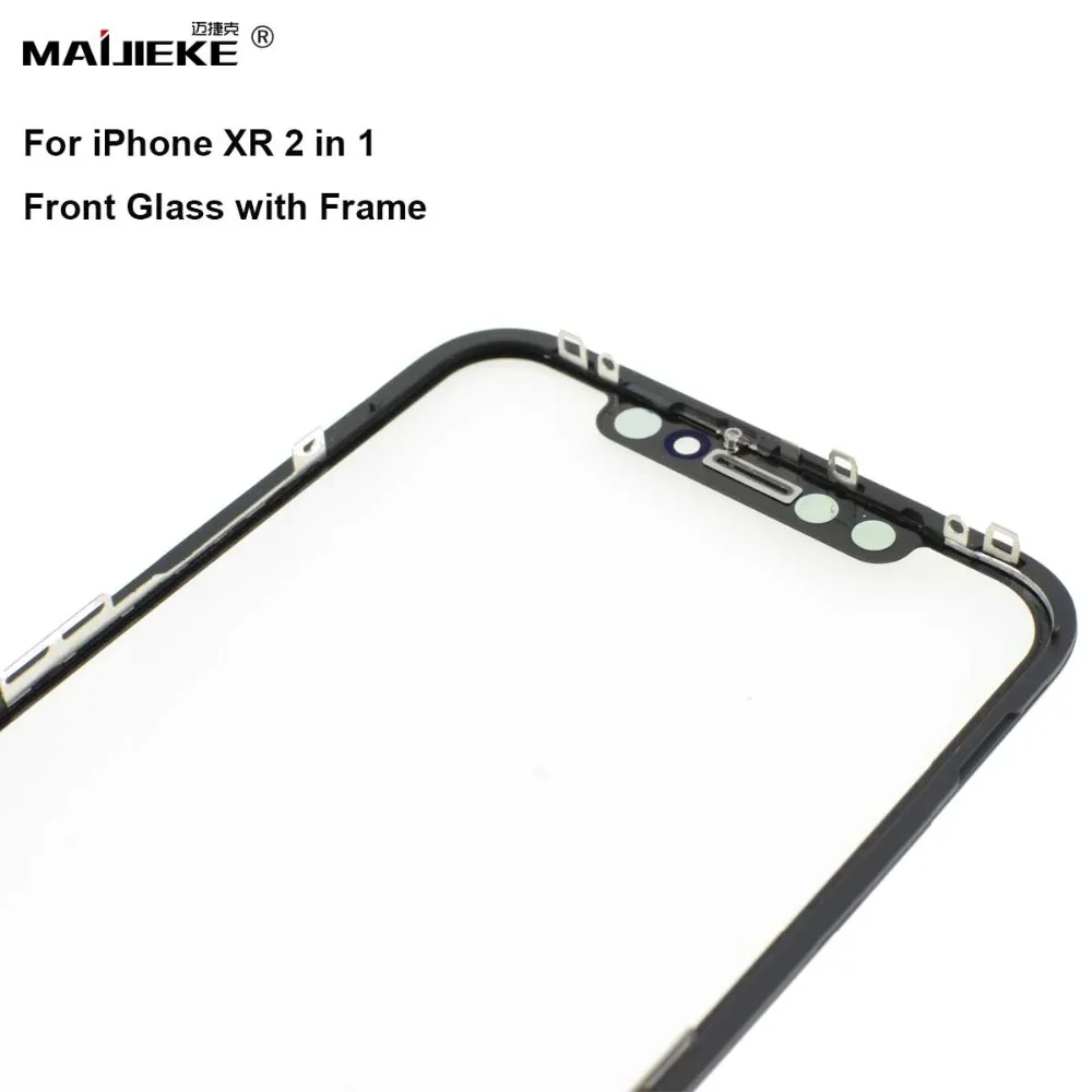 New 2 in 1 Front Screen Outer Glass Lens with Frame For iPhone XR 6.1 inch Glass with Bezel Assembly Replacement
New 2 in 1 Front Screen Outer Glass Lens with Frame For iPhone XR 6.1 inch Glass with Bezel Assembly Replacement