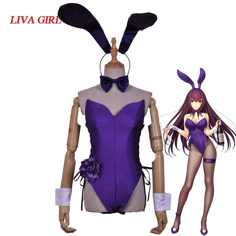 Liva girl Fate Go FGO Scathach Bunny Girl Cosplay Costume Bartender Sexy Bodysuit Women
Liva girl Fate Go FGO Scathach Bunny Girl Cosplay Costume Bartender Sexy Bodysuit Women