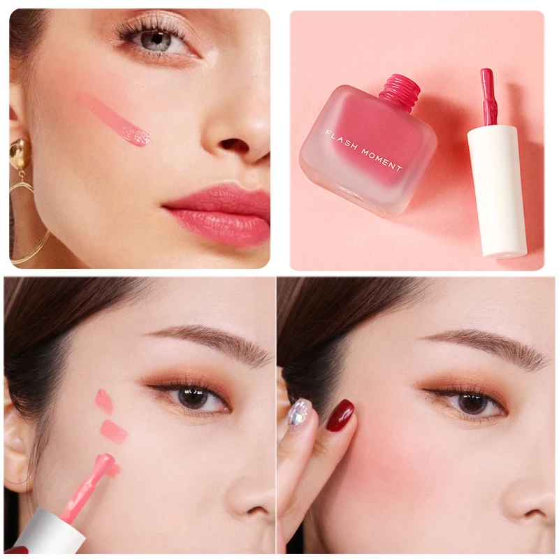 Blush Liquid Flash Blusher Palette Long-Lasting Waterproof Brighten Face Makeup Check Pink Peach Red Korean Blush Cream Cosmetic
Blush Liquid Flash Blusher Palette Long-Lasting Waterproof Brighten Face Makeup Check Pink Peach Red Korean Blush Cream Cosmetic