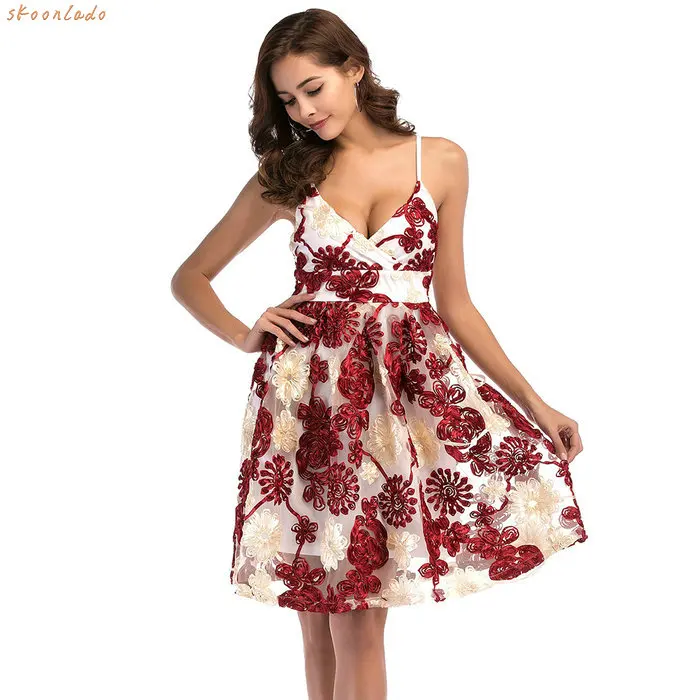 Women Summer Ladies Dresses Deep V-Neck Backless Printing Female Parting Meeting Dating Dress Formal Style Fashion Showing Cloth
Women Summer Ladies Dresses Deep V-Neck Backless Printing Female Parting Meeting Dating Dress Formal Style Fashion Showing Cloth