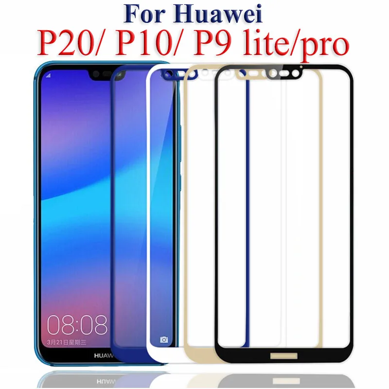 Защитное стекло для huawei p 20 lite glas on p20 pro p10 p9 plus light huavei huwai p20lite p9lite 10 9 tremp verre