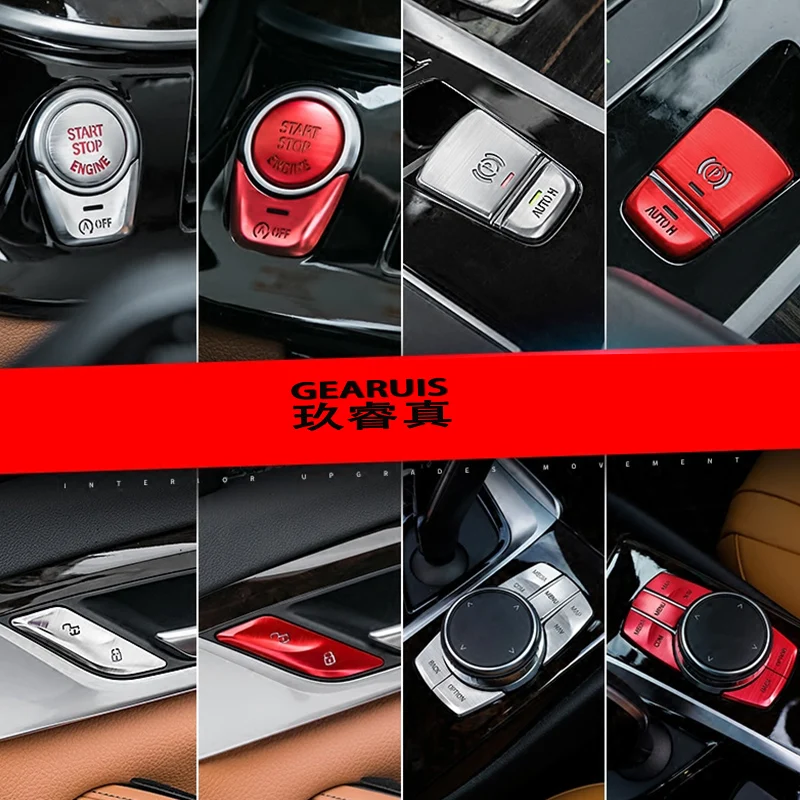 Car styling Door Unlock Switch Button Cover Trim Handle Key Stickers for BMW 5 series G30 G38 2018 Interior auto Accessories
Car styling Door Unlock Switch Button Cover Trim Handle Key Stickers for BMW 5 series G30 G38 2018 Interior auto Accessories