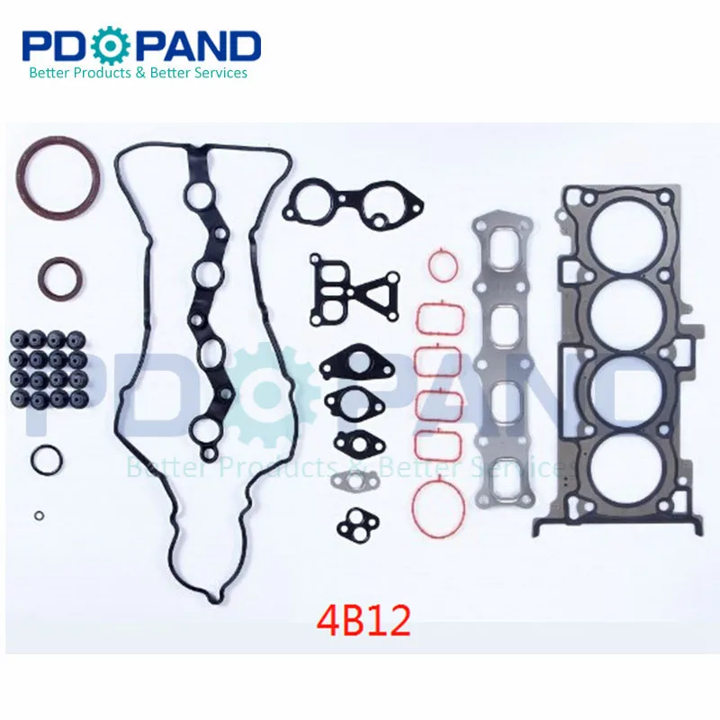 4B12 Engine Overhaul Rebuilding Full Gasket Set 50304900 for Mitsubishi OUTLANDER II CWW ZG ZH 2.4 Flex 4WD 2360cc 2007-2012
4B12 Engine Overhaul Rebuilding Full Gasket Set 50304900 for Mitsubishi OUTLANDER II CWW ZG ZH 2.4 Flex 4WD 2360cc 2007-2012