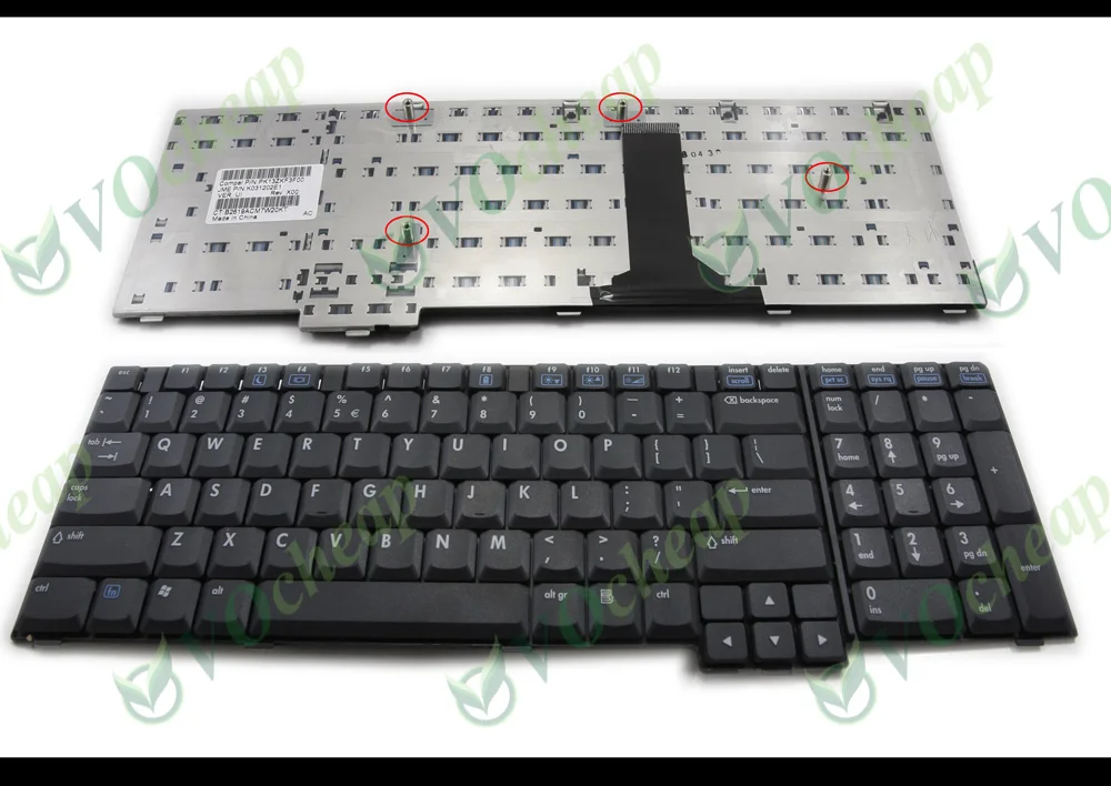 Новая клавиатура для ноутбука HP Compaq NX9420 NX9440 NW9440 Black - 409911-001 K031202E1 409913-001 K031202A1 PK13ZKF3F00
Новая клавиатура для ноутбука HP Compaq NX9420 NX9440 NW9440 Black - 409911-001 K031202E1 409913-001 K031202A1 PK13ZKF3F00