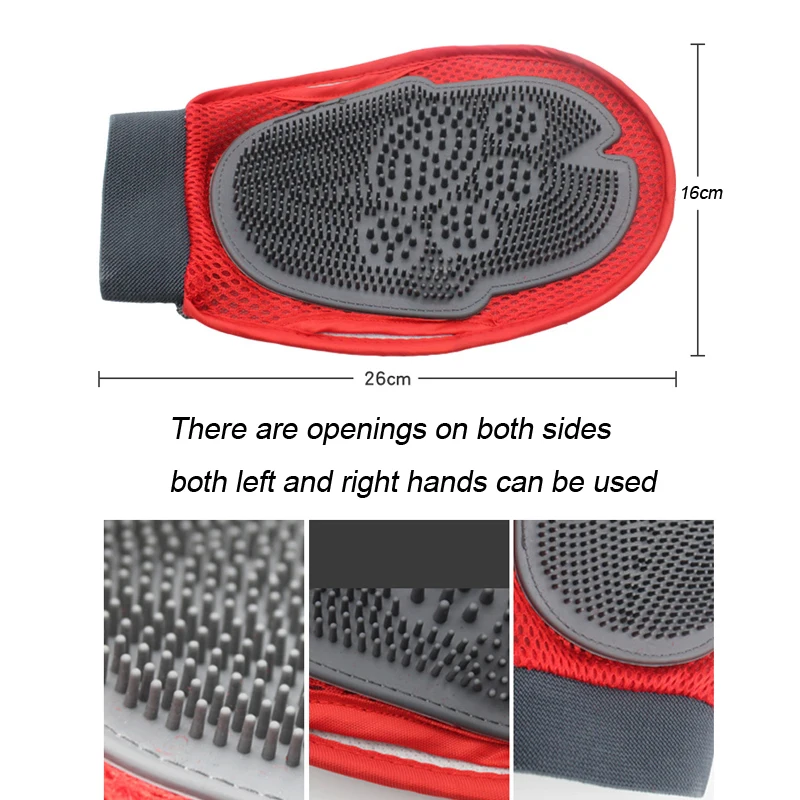 Pet Grooming Glove Hair Removal Brush Cat Dog Fur Hair Deshedding Gentle Efficient Dog Combs Pet bathing Massage Products
Pet Grooming Glove Hair Removal Brush Cat Dog Fur Hair Deshedding Gentle Efficient Dog Combs Pet bathing Massage Products