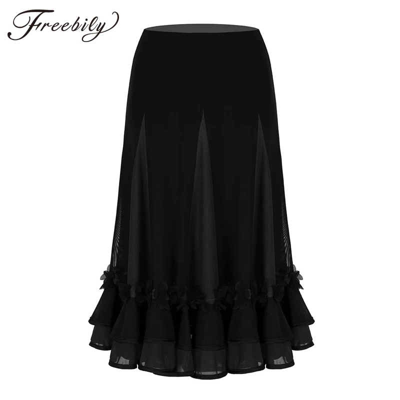 Women Girls Ballroom Dance Skirt Long Swing Modern Standard Waltz Competition Dance Dress Belly Dance Latin Tango Skirts
Women Girls Ballroom Dance Skirt Long Swing Modern Standard Waltz Competition Dance Dress Belly Dance Latin Tango Skirts