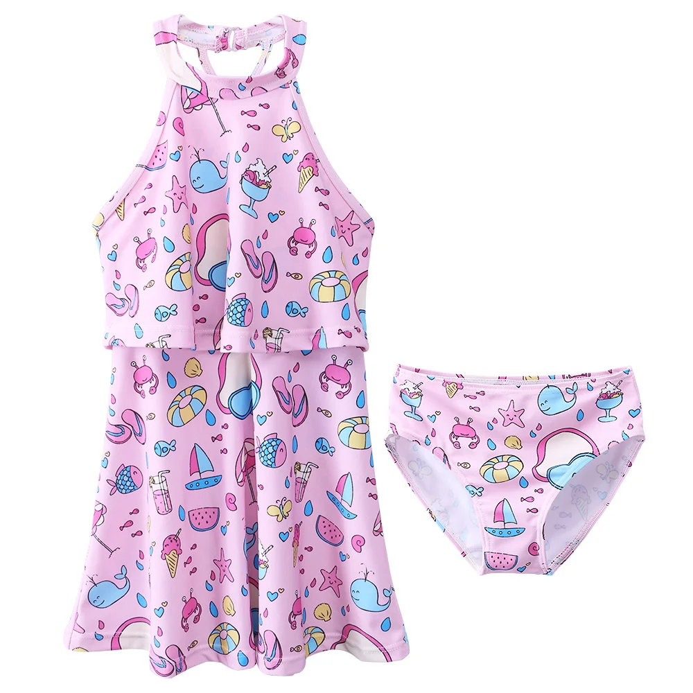 BAOHULU Girl Swimsuit Cute Pink Dress Shorts Underwear Bikini Summer Sleeveless Swimwear 3-13 Years Cool Princess Queen Kids
BAOHULU Girl Swimsuit Cute Pink Dress Shorts Underwear Bikini Summer Sleeveless Swimwear 3-13 Years Cool Princess Queen Kids