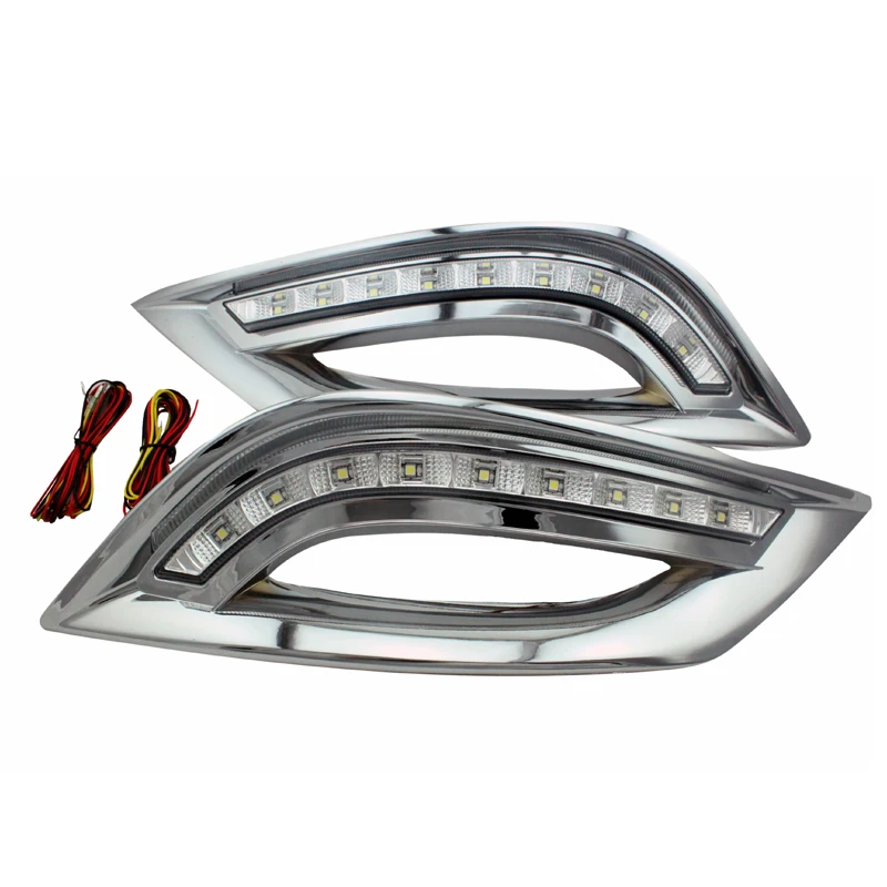 SUNKIA 12V Car LED DRL Daytime Running Lights with Fog Lamp Hole for Hyundai Sonata 8 (8th Sonata) 2010-2013 Day Lights
SUNKIA 12V Car LED DRL Daytime Running Lights with Fog Lamp Hole for Hyundai Sonata 8 (8th Sonata) 2010-2013 Day Lights