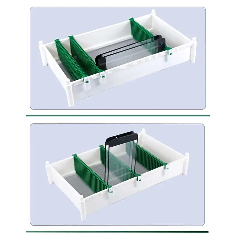 PCB storage rack LCD screen glass insert card slot board circuit board plastic tray rack bracket Anti-static phone repair tools
PCB storage rack LCD screen glass insert card slot board circuit board plastic tray rack bracket Anti-static phone repair tools