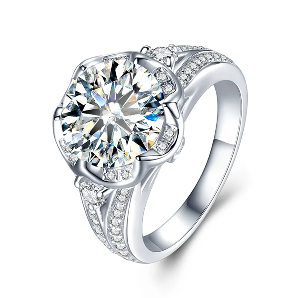 14K White Gold Moissanite Ring 5ct DEF color VVS1 Excellent Cut, Luxury Moissanite Weding Ring for Bridal's
14K White Gold Moissanite Ring 5ct DEF color VVS1 Excellent Cut, Luxury Moissanite Weding Ring for Bridal's