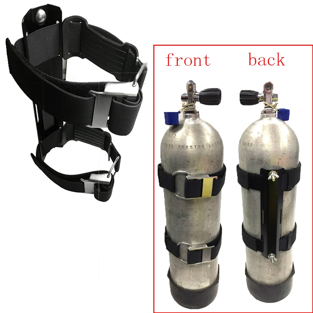 Aluminum Tech Scuba Diving Single Tank Adapter with 2 Tank Straps for Scuba Diving BCD Backplate Adapter System Set
Aluminum Tech Scuba Diving Single Tank Adapter with 2 Tank Straps for Scuba Diving BCD Backplate Adapter System Set